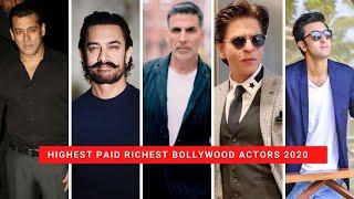 Highest Paid Richest Bollywood Actors 2020 | Top Bollywooders |Salman Khan,Aamir Khan,Shah Rukh Khan