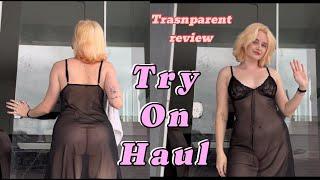 | How to clean mirror? TRANSPARENT Try on Haul with Ninfobad | Get ready with me2024