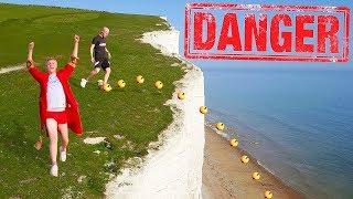 EXTREME CLIFF TOP FOOTBALL CHALLENGE VS W2S