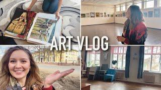 ART VLOG. Возвращение в прошлое. Детская Школа Искусств. Никогда не поздно идти к мечте! Выставка