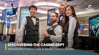 Discover the Casino department on board with Alessandro and Karen