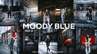 Moody Blue Tone Lightroom Preset |  Lightroom Preset Download Free DNG | cinematic Preset