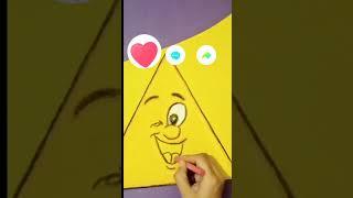 making cute cartoon shapes for class room decoration #best #easy #montessori #viralshort