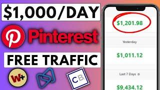 $0 To $1,000 No BS FREE Traffic Affiliate Marketing Method (Pinterest)