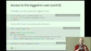 Miguel Grinberg: Flask by Example - PyCon 2014