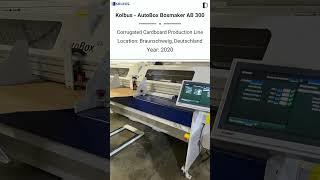 Used Corrugated Cardboard Production Line | Kolbus - AutoBox Boxmaker AB 300 for SALE @Machinedalal