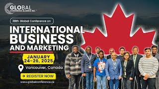 Register Now | 38th International Business & Marketing Conference in Vancouver, Canada | Jan 2025