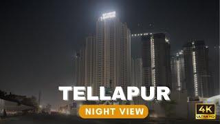 Tellapur Night View || Tellapur Real Estate || My Home Sayuk, Avali & Akrida || Honer Aquantis