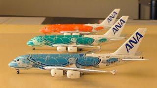 Unboxing All Three JC Wings ANA A380's In The 'Honu' Liveries