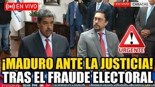 URGENTE MADURO HABLA ANTE LA JUSTICIA DESPUÉS DE HACER FRAUDE EN VENEZUELA | BREAK POINT