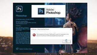 Adobe Photoshop CC 2020 Error Sniffer.exe  Entry Point Not Found SOLVED! ️
