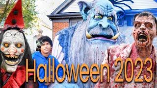 Epic Halloween 2023 Yard Display | Lehman Manor Daytime Walkthrough