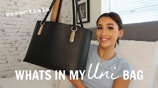 WHATS IN MY UNI BAG + ESSENTIALS | 2020