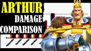 Arthur Damage Comparison (vs Meta Marches) - Rise of Kingdoms