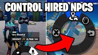 NEW IMPROVED Hired NPC Command System | Fortnite Season 4