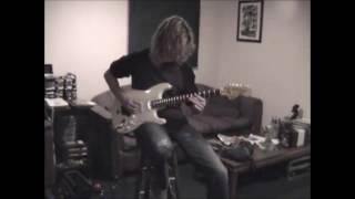 Erik Kluiber Recording "Run From Me" Guitar Solo with Four Years Gone