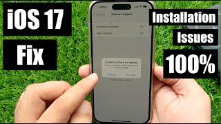 iOS 17.6.1 Unable to install, Stuck & Update Requested...Failed issue on iPhone