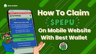 How To Claim $PEPU On Mobile Website With Best Wallet