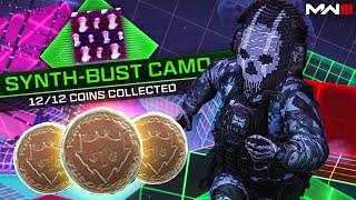 FIXED: ALL 12 "Get Higher" Coin Locations & Camo Unlocks (Synth-Bust, Shifting Grid)- MW3 Season 4