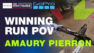 THE MOST ICONIC DOWNHILL RUN? | Amaury Pierron's GoPro POV Winning Run Les Gets DH World Cup