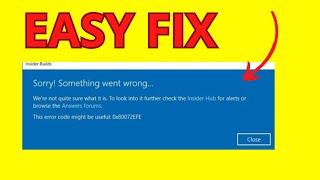 How To Fix Error 0x80072EFE