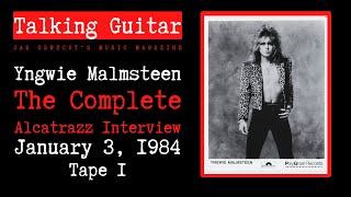 Yngwie Malmsteen: The Complete 1984 Alcatrazz Interview - Tape 1