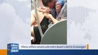 Milano Cocaina Droga sulla Metropolitana Video | Sniffano davanti a decine di passeggeri