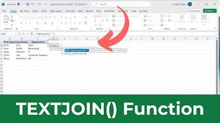 How to use the TEXTJOIN function in Excel (Quick & Simple)