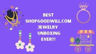 Best Shopgoodwill.com Craft Jewelry Unboxing Ever!!! Sterling, 10K, 14K, 18K!!!