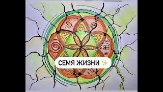 Сакральная геометрия. Семя Жизни.   1 Занятие