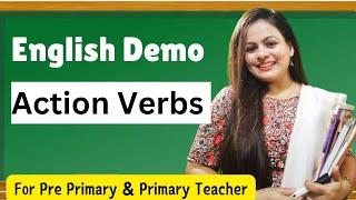 Demo for Pre Primary & Primary Teachers | English Demo Class | School Interview Tips