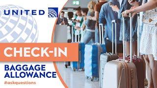 United Airlines (UA) Check-in Baggage- Size, weight, number. Excess Baggage Price. Policy Exceptions