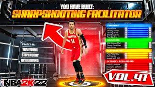 BEST SHARPSHOOTING FACILATATOR BUILD ON NBA 2K22! RARE BUILD SERIES! VOL. 41