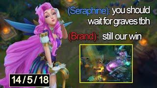 Shitting on brand after getting camped |  Seraphine mid season 11