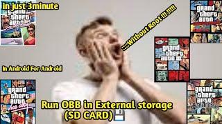 New Tutorial How Can Run Obb In Extenal Storage (Memory card) Without Root