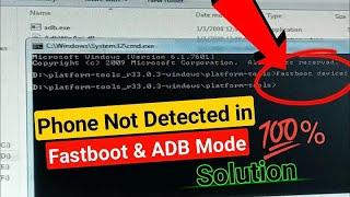 How to Fix Fastboot device not detected - Fastboot Waiting for device fixed 2023