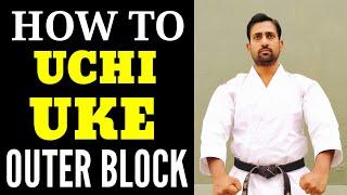 UCHI UKE ( OUTER BLOCK ) SHOTOKAN KARATE  #uchiuke #karate #karateouterblock