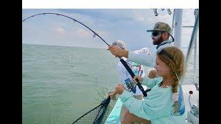 Catching her First Cobia Ever! Sight Casting Cobia in the Chesapeake Bay
