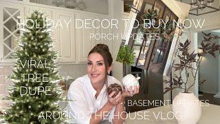 DECOR CHAT. NEW STUFF, VIRAL TWINKLE GARLAND & TREE DUPE, BASEMENT & PORCH UPDATES, WHAT TO BUY NOW