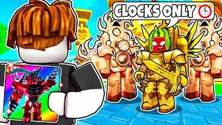 CLOCKS ONLY In Toilet Tower Defense