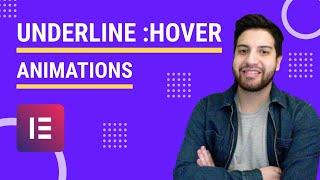 Underline Hover Animation On Elementor Pro | Grow line divider widget on hover