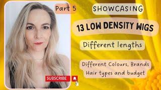 Showcasing 13 Low Density Wigs: Different Lengths, colours, Budgets, Hair types & Brands #lowdensity