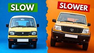 19 SHOCKINGLY SLOW Cars in India! यकीन नहीं करोगे