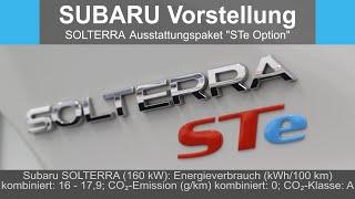 Subaru Ausstattungspaket STe I Subaru SOLTERRA