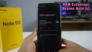 How To Add/Enable RAM Extensions On Realme Note 50