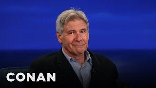 Harrison Ford Hates The Smurfs | CONAN on TBS