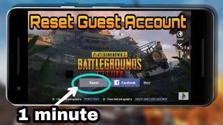 How to Reset Pubg mobile Guest account | Easy and simple | only 3 steps#pubgmobile