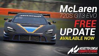 McLaren 720s GT3 Evo Teaser ESRB - Assetto Corsa Competizione