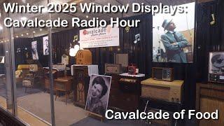 Winter 2025 Window Displays: Cavalcade Radio Hour