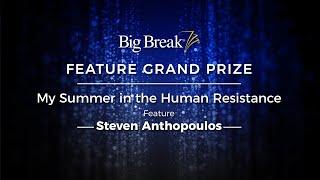 Steven Anthopoulos accepts Big Break's Grand Prize - Feature Award